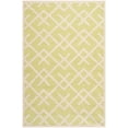 thumbnail image 2 of Safavieh Dhurries Brianna Geometric Area Rug, Light Green/Ivory, 5' x 8', 2 of 8
