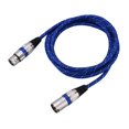 thumbnail image 2 of XLR Male to Female Plug Balance 3pin Microphone MIC Audio Cable 1.8meters-YM, 2 of 5