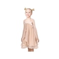 thumbnail image 4 of Girls Dress Beige Ruffle Halter Party Layer Chiffon Summer Sleeveless 4 Years, 4 of 6