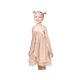 thumbnail image 4 of Vestido de Niña Beige con Volantes Halter Capa de Fiesta Gasa Verano sin Mangas 10 Años, 4 of 6