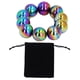 thumbnail image 2 of Bolas Magnéticas Del Arco Iris, Soportan Sacudir Las Bolas Magnéticas Del Arco Iris Fidget Toy 10 Piezas Con Bolsa De Tela Para Escritorio, 2 of 7