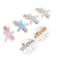 thumbnail image 1 of OULII 6Set Mermaid Hair Clips for Girls Hair Accessories Daily Wear, 1 of 4