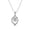 White Gold, variant on Sabrina 18k Yellow Gold Plated Pendant Necklace with Swarovski Crystals Gift for Women