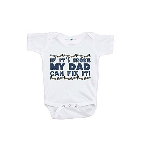 

Custom Party Shop Baby Boy s Novelty Father s Day Onepiece Blue