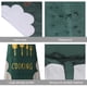 thumbnail image 5 of Delantal de cocina para mujer con bolsillos para limpiar las manos, bolsillo grande, para limpiar las manos, impermeable para cocinar y hornear (verde negruzco), 5 of 5