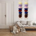 thumbnail image 4 of Livhil Boho Hat Rack for the Wall, Macrame Hat Hanger for Baseball Caps Organizer, Bohemian Hat Holder for Hanging Decoration and Display, 4 of 7