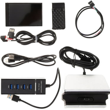 WESIEVYA Mini Monitor For Pc Cpu Gpu Data Monitor Rubber 1Set