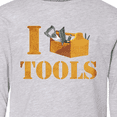 thumbnail image 4 of Inktastic I Love Tools Long Sleeve Youth T-Shirt, 4 of 5