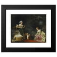 thumbnail image 2 of Jean-Honoré Fragonard 24x20 Black Modern Framed Museum Art Print Titled - The First Steps (C. 1780-1785), 2 of 5