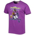thumbnail image 2 of Unisex Homage Justin Jefferson Heathered Heather Purple Minnesota Vikings NFL Blitz Player Tri-Blend T-Shirt, 2 of 3