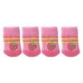 thumbnail image 3 of 4 Pairs Dog Socks for Small Dogs, Anti Slip Dog Socks, Dog Grip Socks, Soft Pet Puppy Doggie Socks to Prevent Licking, Non Slip Paw Protection for Hardwood Floors Indoor Outdoor (S), 3 of 8