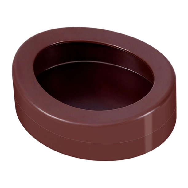 Comedero para reptiles a prueba de escapes, resistente, para terrario, plato de comida para reptiles Rojo oscuro
