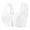 White, variant on Fmbrln Womens Wireless Bra Plus Size Front Closure Lace Splice Fixed Cup Push Up Breathable Wirefree Bra Everyday Bras for Daily Comfy Purple 2XL