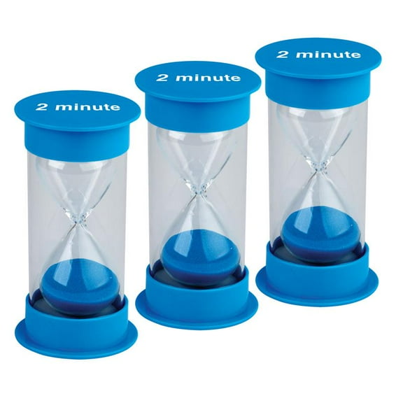 Teacher Created Resources Sand Timer, Medium, 2 Minute, Pack of 3