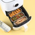 thumbnail image 3 of CSChome Aluminum Foil Pan Heat Resistant Rectangle Cake Pan Set Disposable Aluminum Foil Multipurpose with Lid, 3 of 6