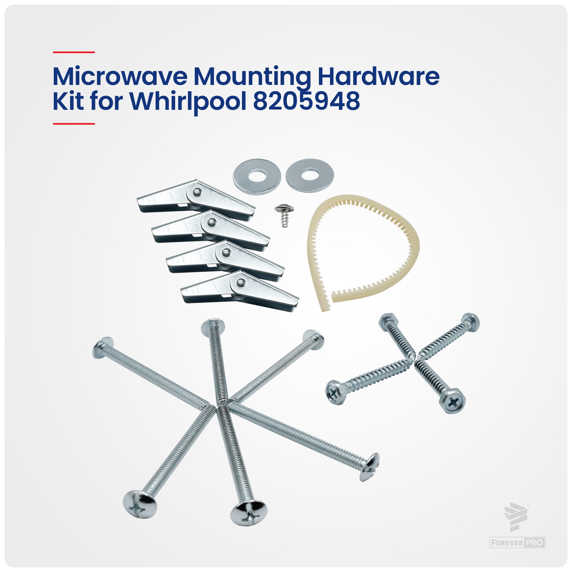 ForeverPRO 8205948 Mounting Hardware Kit for Whirlpool Microwave 1174052 AH989071 EA989071 PS989071