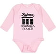 thumbnail image 3 of Inktastic Future Dominoes Player Game Boys or Girls Long Sleeve Baby Bodysuit, 3 of 5