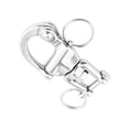 thumbnail image 3 of Swivel Shackle de acero inoxidable 70 mm de servicio pesado Relado rápido pulido Snap Hook Diving Surfing Surfival Surfival Supplies tholdsy VI001871-00, 3 of 7