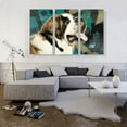 thumbnail image 2 of ARTCANVAS Saint Bernard Dog Breed Canvas Art Print - Size: 60" x 40" (1.50" Deep) (3-Piece), 2 of 9