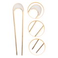 thumbnail image 4 of WHAMVOX U Shaped Hair Pin 2Pcs Small French Pin for Different Hairstyles Women, 4 of 8