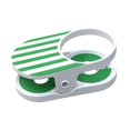 thumbnail image 3 of Soporte para botellas y tazas de silla de escritorio, soporte para tazas de silla de playa con abrazadera Verde, 3 of 9