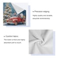 thumbnail image 4 of 3 Piece Bath Towels Set Bath Towel, Hand Towel and Face Towel for Bathroom, Gym, Hotel Christmas Snowman in A Red Truck, 4 of 8