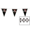 Fun Express - Pirate Pennant (100ft) for Party - Party Decor - Hanging Decor - Pennants - Party - 1 Piece