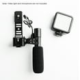 thumbnail image 2 of Universal Aluminium Alloy Gimbal Extention Bar Bracket Adapter with 4 Cold Shoe Mount 1/4 Inch Screw Adapter for LED Video Light Microphone for Zhiyun Smooth Series FeiyuTech Vimble 2 Osmo Mobile 2 G, 2 of 6