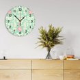 thumbnail image 2 of YladaFaie Vintage Flamingo Wall Clock Battery Operated Silent Non Ticking Clocks Decorative Animal Flamingo Spring Summer Arabic Numbers Handing Clocks for Living Room Decor 10 Inch, 2 of 7