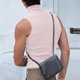 thumbnail image 5 of pstuiky Camisetas sin mangas para hombre, Camiseta deportiva de punto ajustada de color liso para hombre, de moda y fitness Camisas de hombre m, 5 of 7