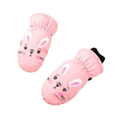 

QYZEU Toddler Boy Gloves Winter Girls Toddler Ski Gloves Kids Winter Warm Windproof Cold Weather Outdoor Sports Gloves for Boys Girls Snow Gloves Ski Gloves