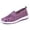Purple, variant on ibiyuan Wide Toe Box Sneakers Women Arch Support Wide Walking Shoes for Women Knit Upper Embroidery Non- Sole Womens Sneakers Classic Hands-Free Mary Jane Shoes Pull-On Shoes