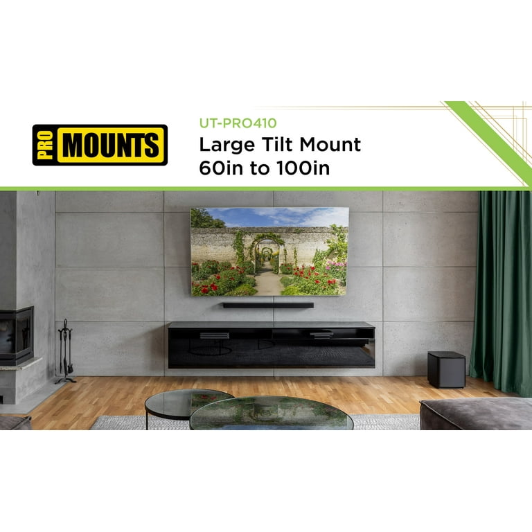 PROMOUNTS Tilt/Tilting TV Wall Mount for 60 to 110-inch LED, LCD