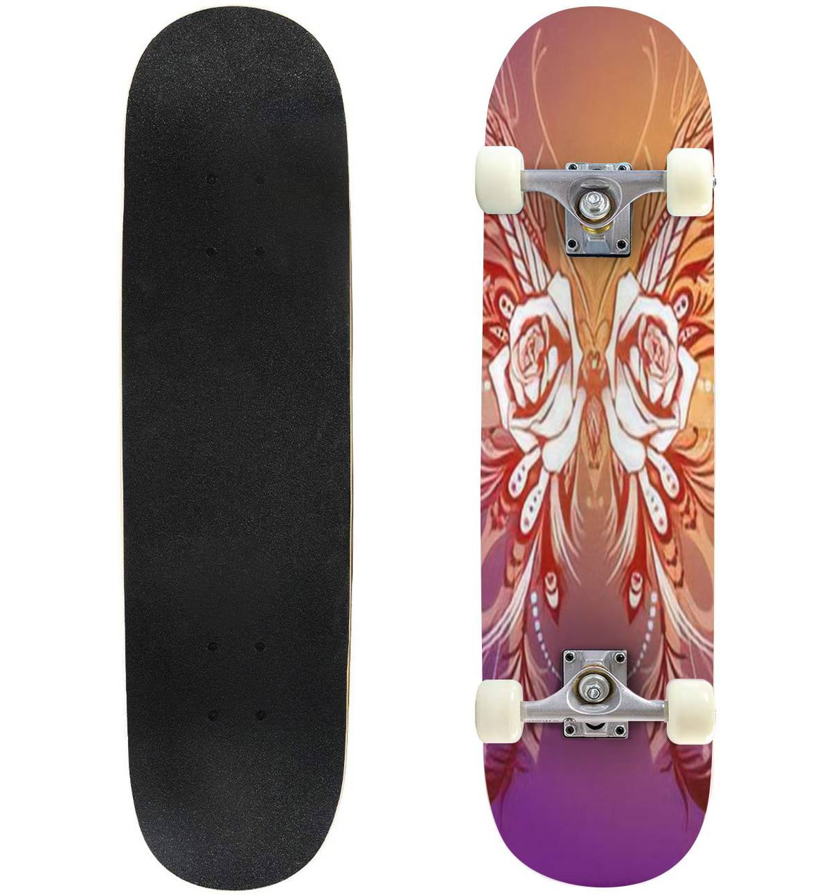 Ornate Butterfly Outdoor Skateboard Longboards 31