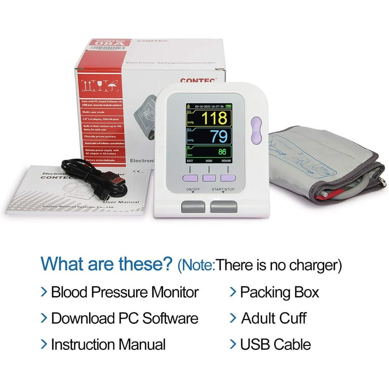  CONTEC Blood Pressure Monitor Automatic Digital Upper