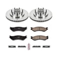 thumbnail image 3 of Power Stop Front Stock Replacement Brake Pad and Rotor Kit KOE5138, 3 of 8