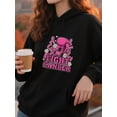 thumbnail image 4 of Creative Breast Cancer Awareness Hoodie for Men and Women, Unisex Pullover Hooded Sweatshirt, Comfortable Cotton Poly Blend, Support and Awareness Casual Outfit, 4 of 5