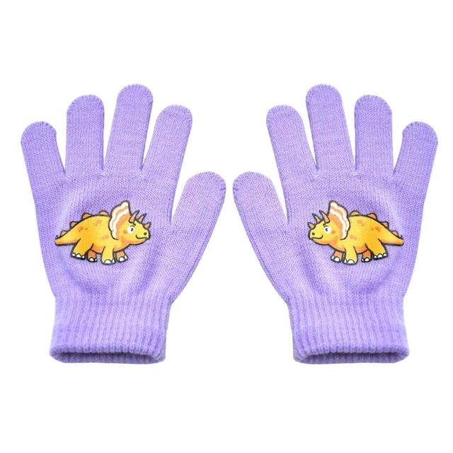Minnieouse 1 par de guantes de invierno para niños, cubierta adorable para mantener el calor, cubiertas para los dedos guantes y mitones El color cian
