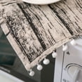 thumbnail image 5 of Wood Texture Pattern Microwave Oven Cover Microwave Towel Decorative Oven Protective Hood - 30x90cm, 5 of 5