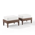 thumbnail image 3 of Outdoor Ottoman Set - Patio Ottomans, Wicker Footrest - Modern Coastal Furniture - 2 Piece Set, 3 of 3