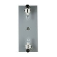 thumbnail image 5 of Meyda Tiffany 114170 11.5" W Ice Age Fused Glass Wall Sconce - Black, 5 of 6