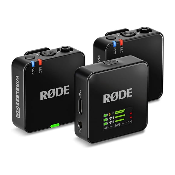 Sistema De Micrófonos Inalambricos Rode Wireless Go Gen 3 Color Negro
