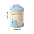 thumbnail image 3 of Mini Mailbox Savings Bank Storage Container with Removable Base for Coin Collection and Gift Giving, 3 of 6