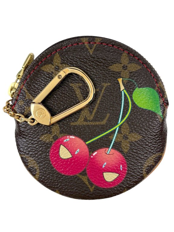 Pre-Owned Louis Vuitton Porte Monnaie Rond Wallet/Coin Case, Takashi Murakami Collaboration,...