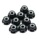 thumbnail image 1 of Anodizado M4 Inserto de nailon Tuercas autoblocantes Tuerca de seguridad hexagonal Aleación de aluminio Juego de 10 piezas, 1 of 1