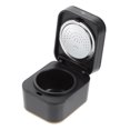 thumbnail image 1 of TEHAUX miniature cooking supplies Tiny House Rice Cooker Black ABS 1Pcs Simulation Kitchen Appliance, 1 of 6