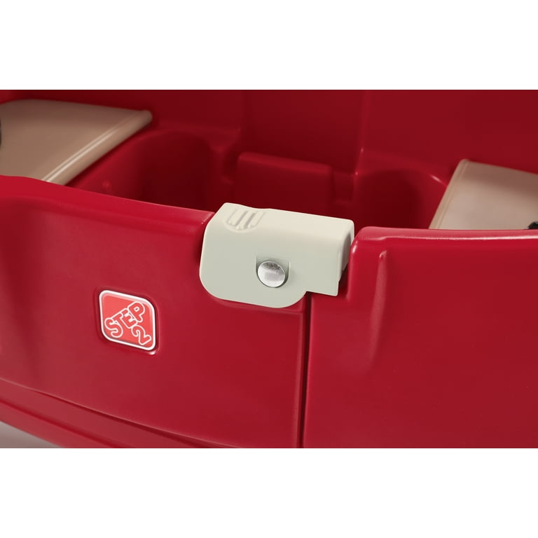 Step2 All Around Canopy Wagon Red Kids Wagon with Canopy