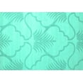 thumbnail image 1 of Ahgly Company Indoor Rectangle Persian Turquoise Blue Traditional Area Rugs, 2' x 4', 1 of 4