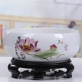 thumbnail image 3 of Maceta de cerámica china para interior con soporte para plantas y flores, ideal para bonsáis hidropónicos, para oficina, jardín, interior y exterior., 3 of 7