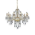 thumbnail image 1 of Candil de techo cristal cortado D'Gala Iluminación DG9018 Dorado de 10 luces, 1 of 6
